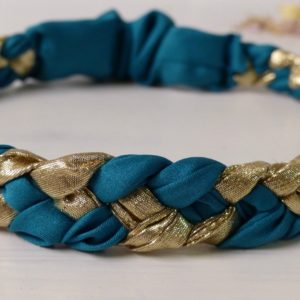headband-createur-bleu-canard-et-or-les-crea-de-marie