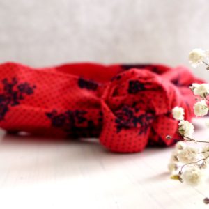 Headband fil de fer Les Crea de Marie Collection Giulietta rouge et noir